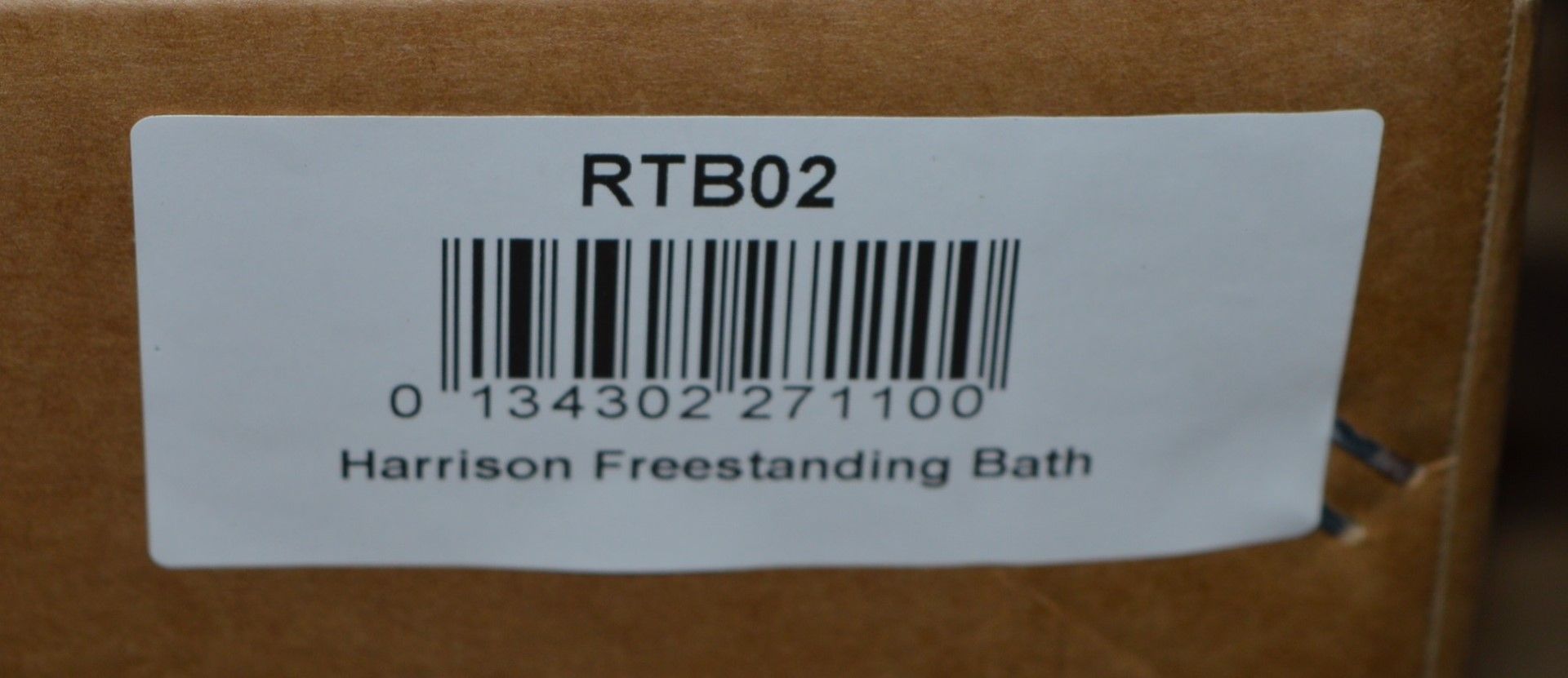 1 x Harrison Freestanding Bath 1790 x 810mm  - Unused Stock - Beautiful oval Design - Highly - Image 4 of 4