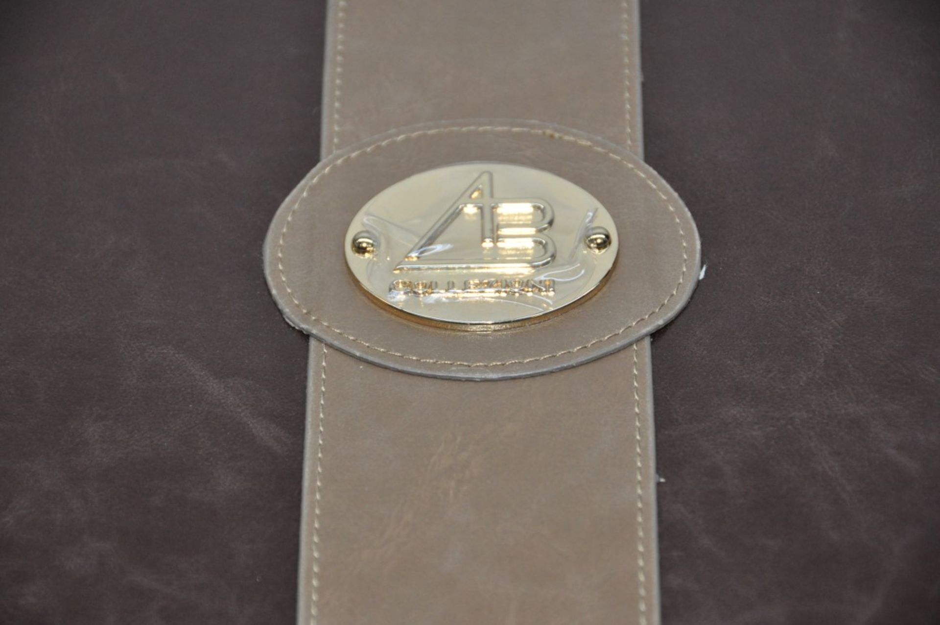 1 x "AB Collezioni" Italian Genuine Leather & Suede Luxury Jewellery Box (34044) - Ref LT000 - - Image 8 of 9