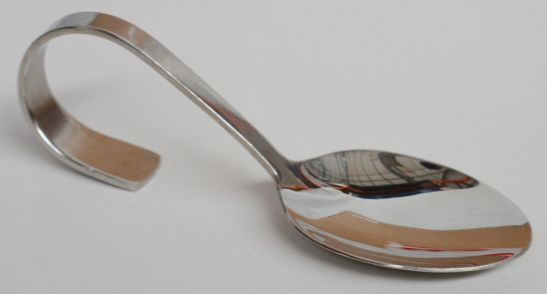 60 x Amefa 18-10 Stainless Steel Spoons With Curved Handles- CL158 - Ref JP438 - Location: - Image 2 of 3