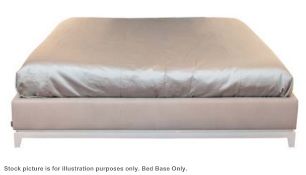 *Just Added* 1 x FRATO "Lagoa" Superking Bedbase - Features A Fawn Faux Leather Frame And