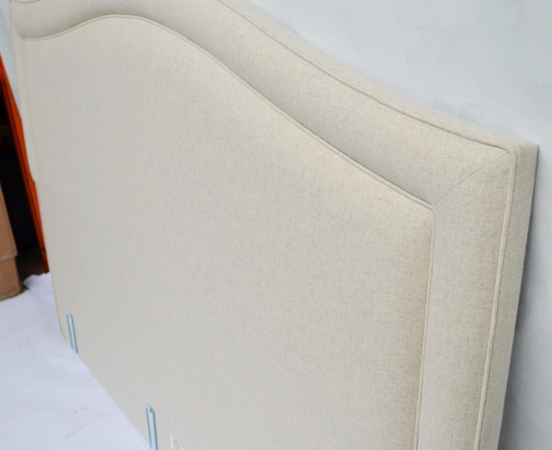 1 x VISPRING Vs Artemis Headboard - Colour: Cream - Dimensions: W182 x H129 x D5cm - Ref: - Image 3 of 4