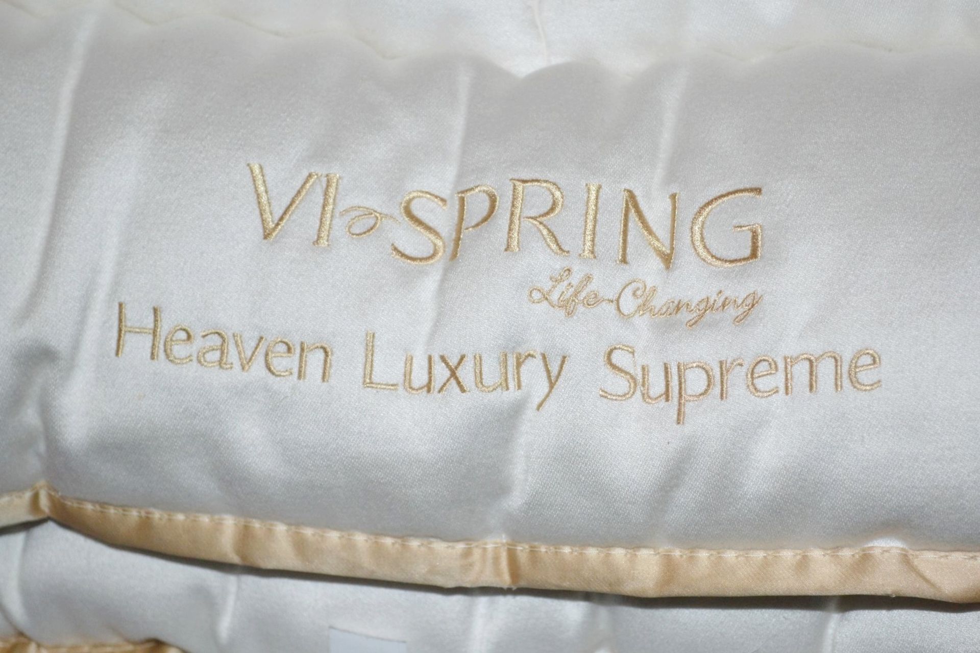 1 x VISPRING Heaven Luxury Supreme Topper - Superking Size: 182x200cm - Handmade By Craftsmen - - Image 4 of 7