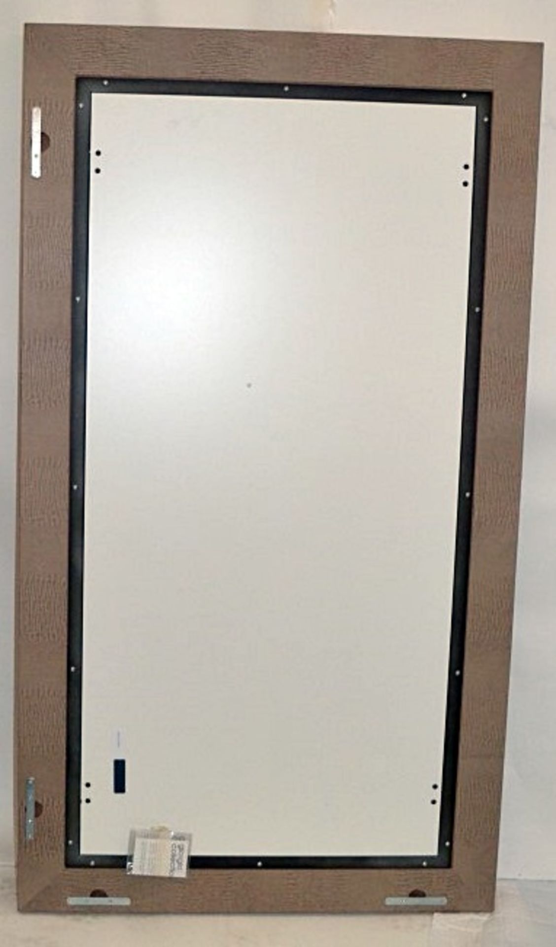 1 x GIORGIO Mirror Framed In Leather (Art. 9961) - W160 x H90cm - Ref: 5244208 P4 - CL087 - - Image 5 of 7