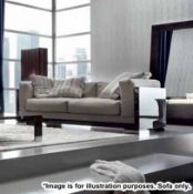 *Just Added!* 1 x GIORGIO "Absolute" 2-Seater Sofa (400/02/n) - Features A Stunning Laquered Frame