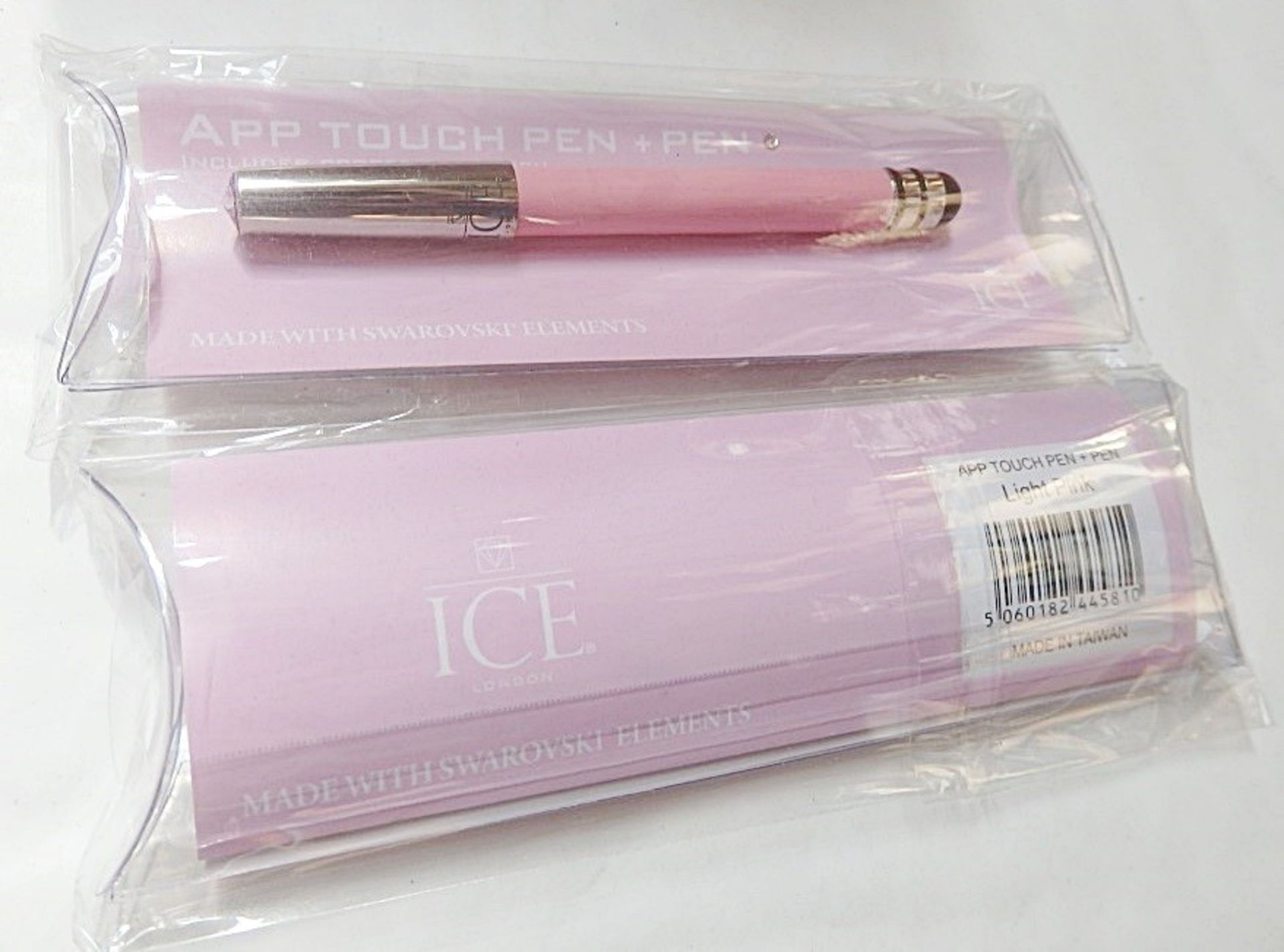 50 x ICE LONDON App Pen Duo - Touch Stylus And Ink Pen Combined - Colour: LIGHT PINK - MADE WITH - Bild 6 aus 6