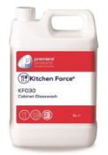 2 x Kitchen Force 5 Litre Alkaline Glass Cabinet Dishwasher - Premiere Products - Glass Cleaner