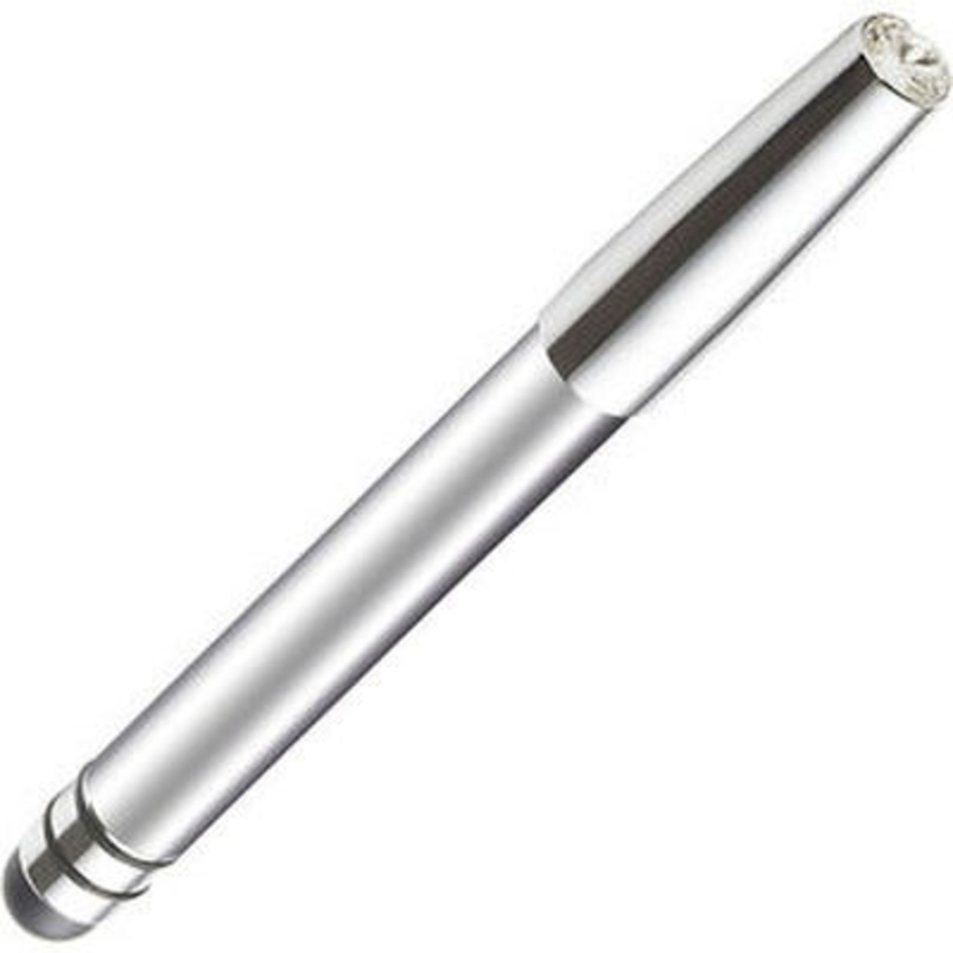 50 x ICE LONDON App Pen Duo - Touch Stylus And Ink Pen Combined - Colour: SILVER - MADE WITH - Image 3 of 4