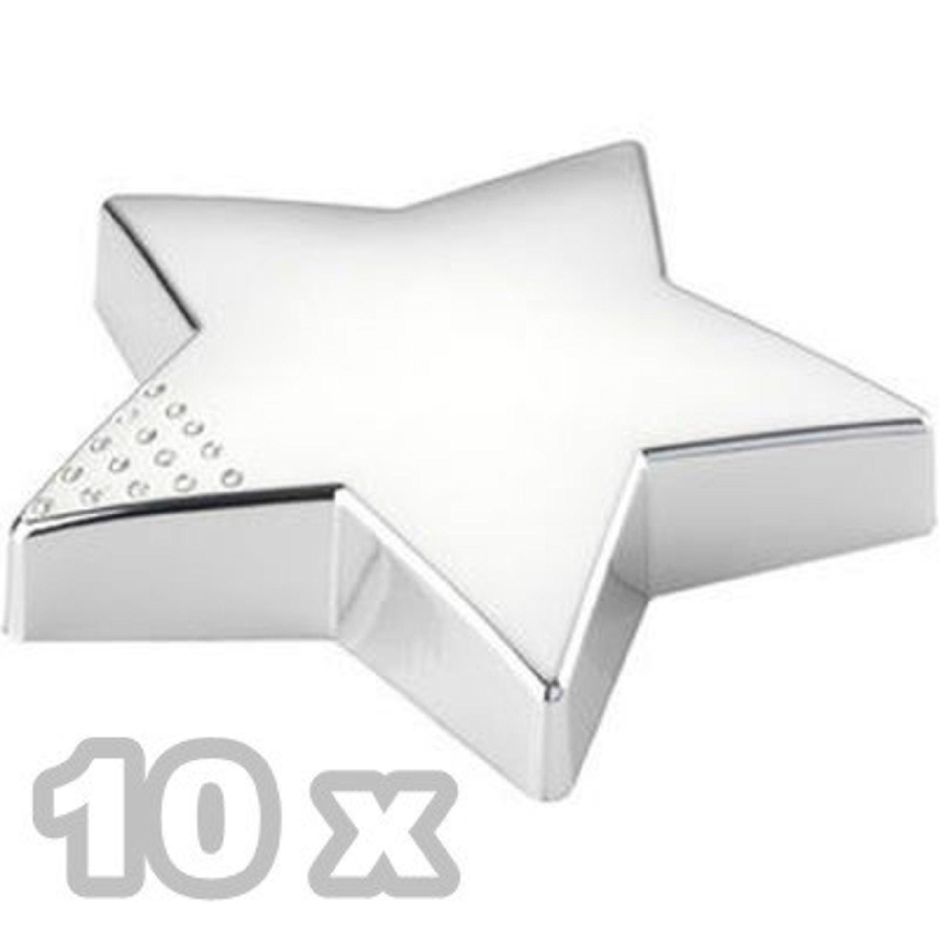 10 x Ice London Luxury Silver-Plated Paperweights - Made With Swarovski Elements - Brand New &