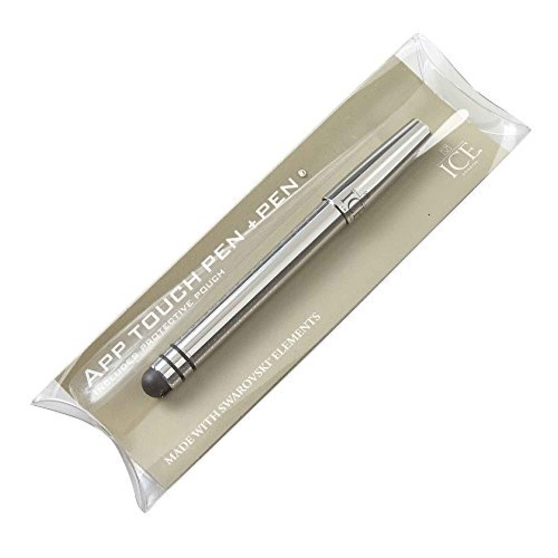 10 x ICE LONDON App Pen Duo - Touch Stylus And Ink Pen Combined - Colour: SILVER - MADE WITH - Image 3 of 3