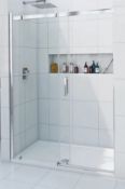 1 x Mode Infiniti 1200mm Framed Sliding Shower Door -  8mm - CL190 - Ref BR095 - Location: Bolton