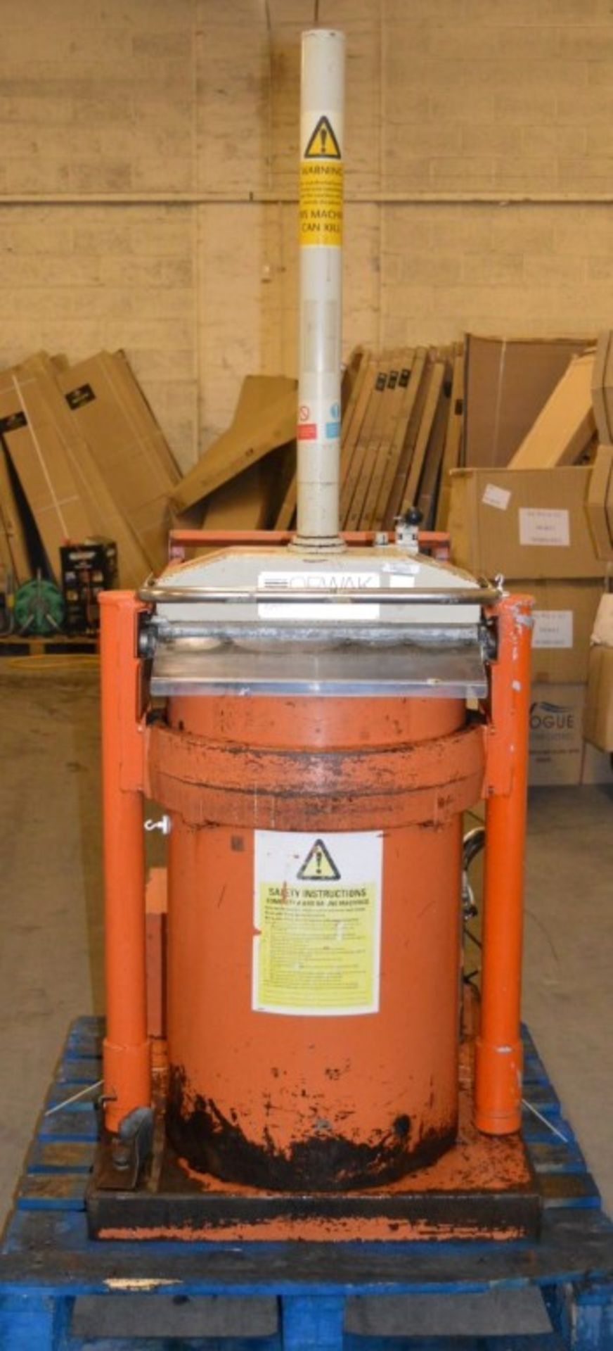 1 x Orwak 5030 Waste Compactor Bailer - Used For Compacting Recyclable or Non-Recyclable Waste -