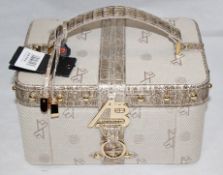 1 x "AB Collezioni" Italian Luxury Jewellery Box (30382) - Ref LT141 – Features 2 Pull-Outs, 3