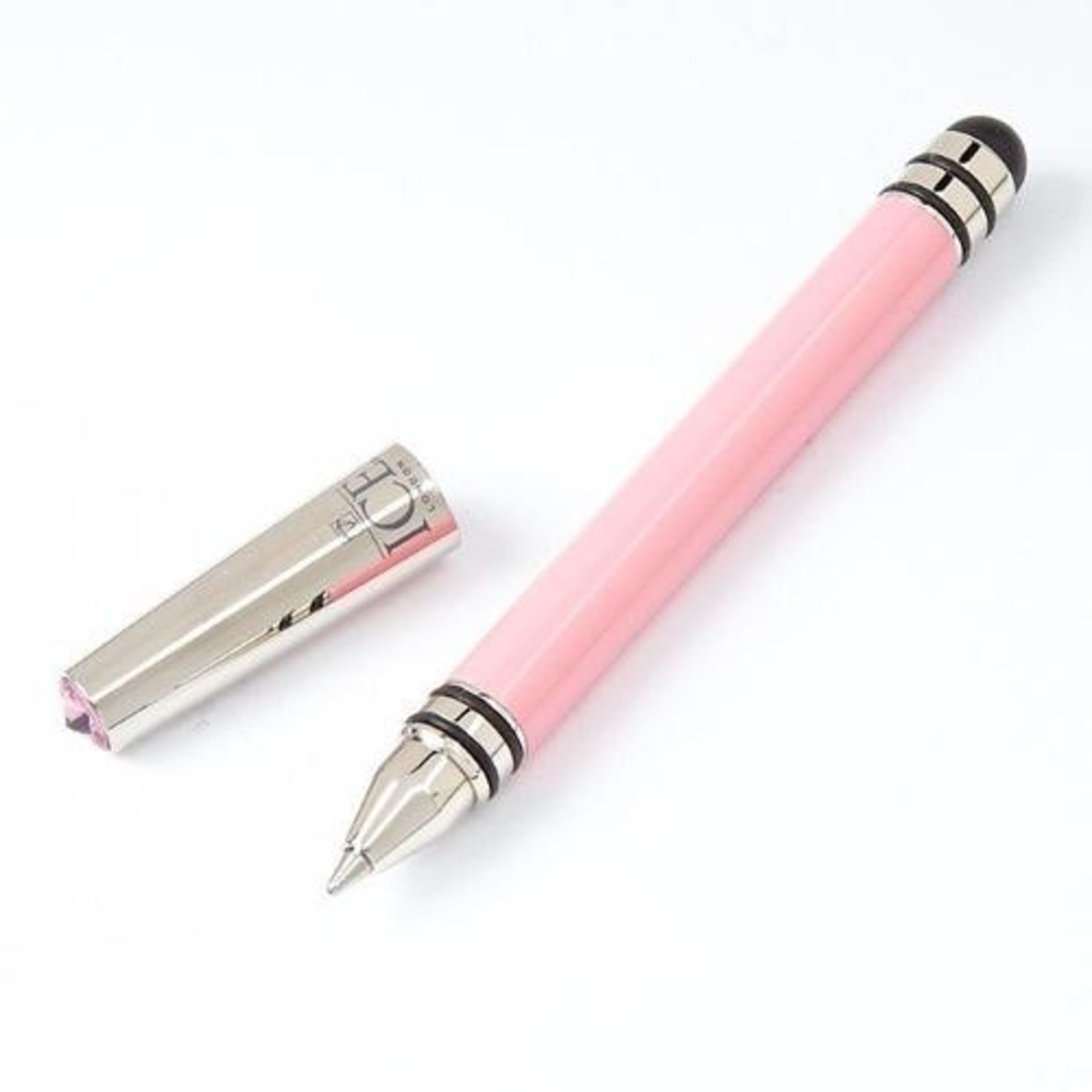 50 x ICE LONDON App Pen Duo - Touch Stylus And Ink Pen Combined - Colour: LIGHT PINK - MADE WITH - Bild 5 aus 6