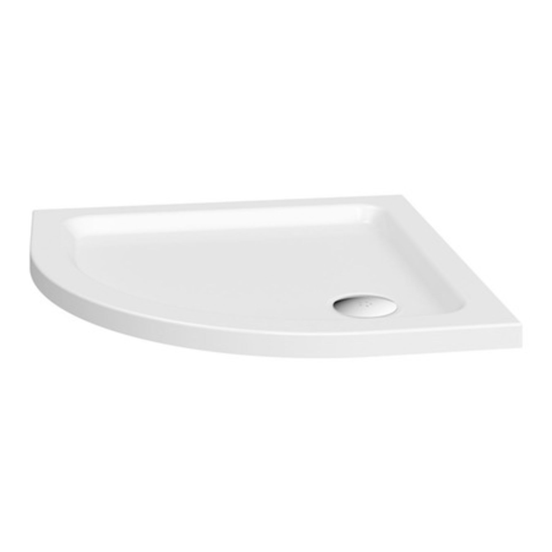 1 x 900mm Quadrant Shower Tray - Unused Stock - CL190 - Ref BR097 - Location: Bolton BL1