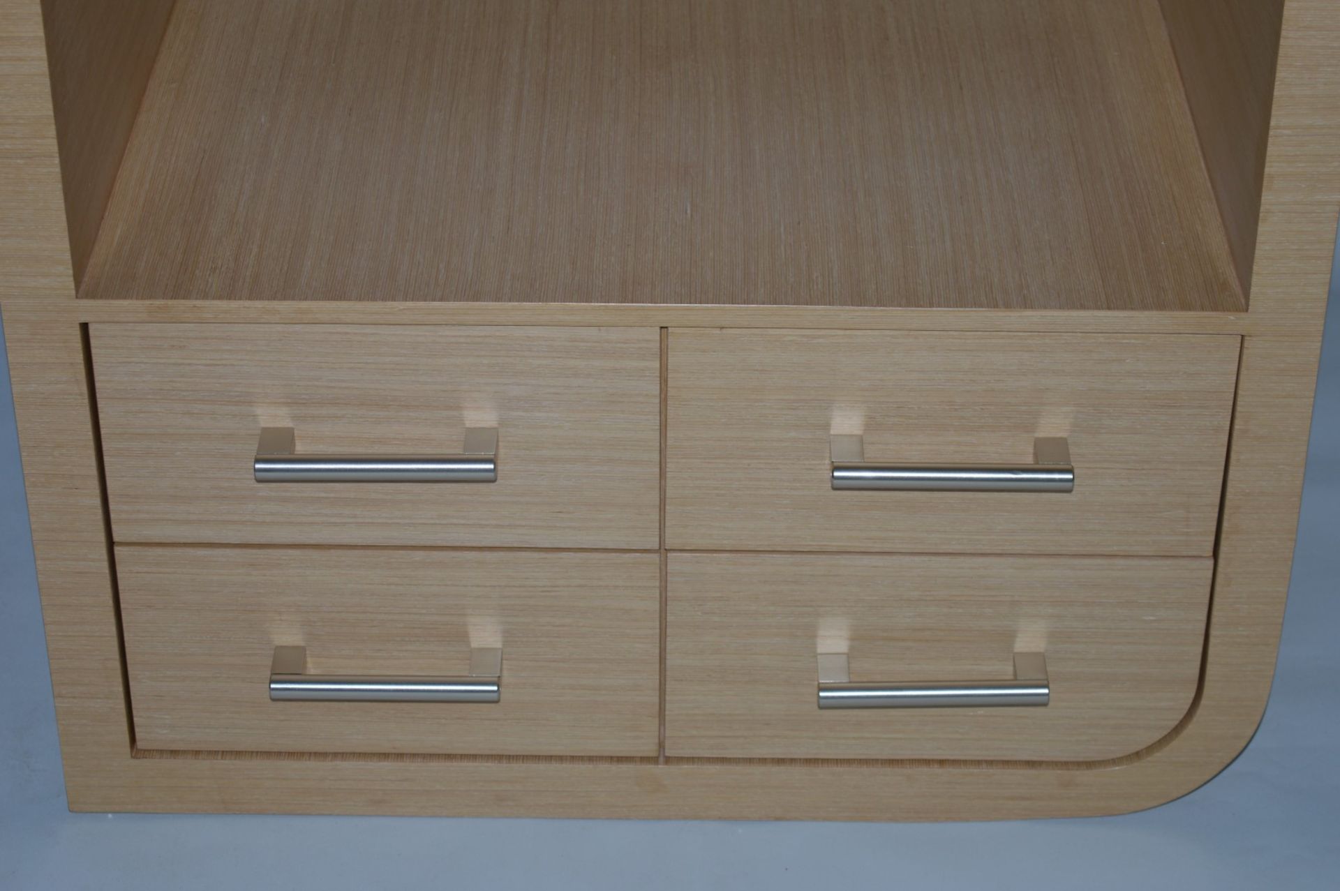 1 x Vogue ARC Series 1 Type C Bathroom VANITY UNIT in LIGHT OAK - 1600mm Width - Manufactured to the - Image 4 of 7