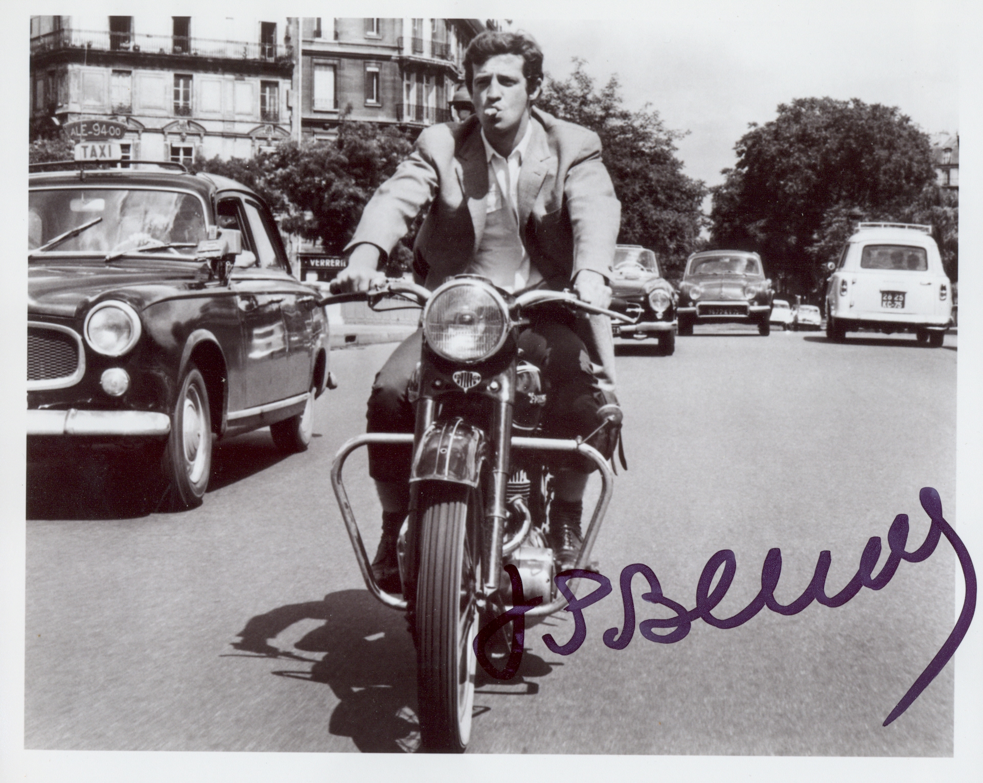 FRENCH CINEMA: Selection of signed 8 x 10 photographs by various French actors and actresses,