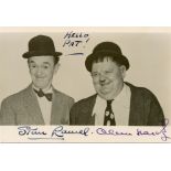 LAUREL & HARDY: LAUREL STAN (1890-1965) & HARDY OLIVER (1892-1957) English and American Film