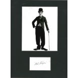 CHAPLIN CHARLES: (1889-1977) English Film Comedian, Academy Award winner.