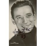 FRENCH CINEMA: Small selection of vintage signed postcard photographs by various French actors and