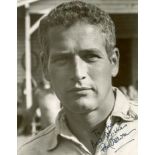 NEWMAN PAUL: (1925-2008) American Actor, Academy Award winner. Signed and inscribed 7.5 x 9.