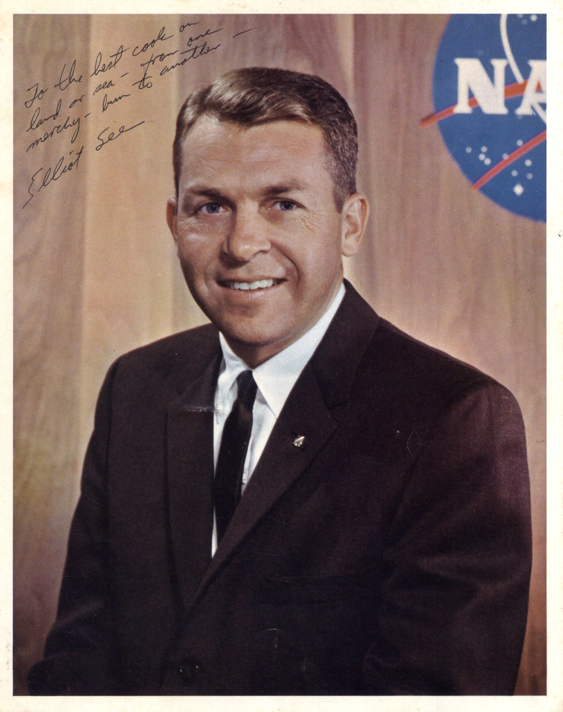 SEE ELLIOT: (1927-1966) American Astronaut, a member of NASA's Astronaut Group 2,