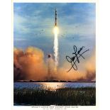 APOLLO ROCKET LAUNCHES: A good selection of individually signed 8 x 10 photographs by various