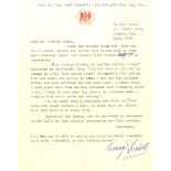 BRITISH POLITICS: Selection of A.Ls.S., T.Ls.S., some signed letterheads and cards etc.