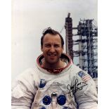 APOLLO XIII: James Lovell (1928- ) American Astronaut, Commander of the Apollo XIII mission.