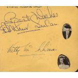 AUTOGRAPH ALBUMS: Two autograph albums containing over 100 signatures by various ballet dancers,