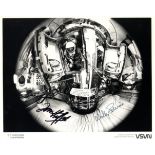 GEMINI VI-A: Signed 10 x 8 photograph by the two crew members of Gemini VI-A individually,