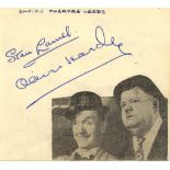 LAUREL & HARDY: LAUREL STAN (1890-1965) & HARDY OLIVER (1892-1957) English and American Film