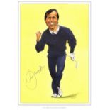 GOLF: Selection of colour printed caricatures (most 8 x 11.