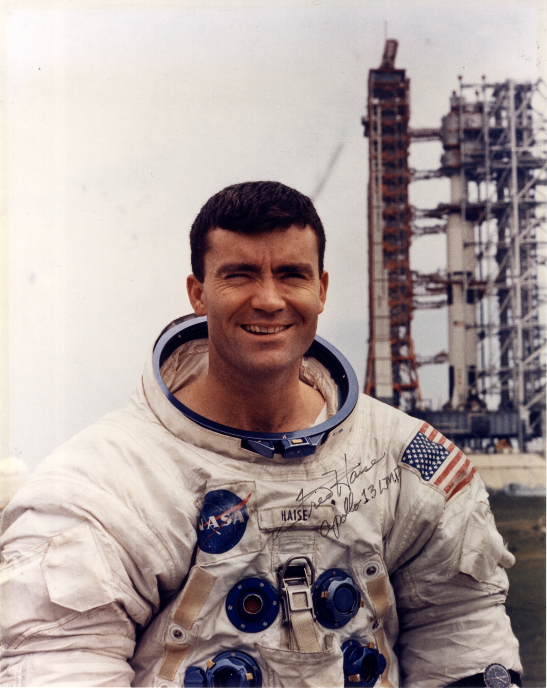 APOLLO XIII: James Lovell (1928- ) American Astronaut, Commander of the Apollo XIII mission. - Image 2 of 2