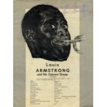 ARMSTRONG LOUIS: (1901-1971) American Jazz Trumpeter.