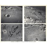 APOLLO X: Signed 10 x 8 photograph by all three crew members of Apollo X individually comprising