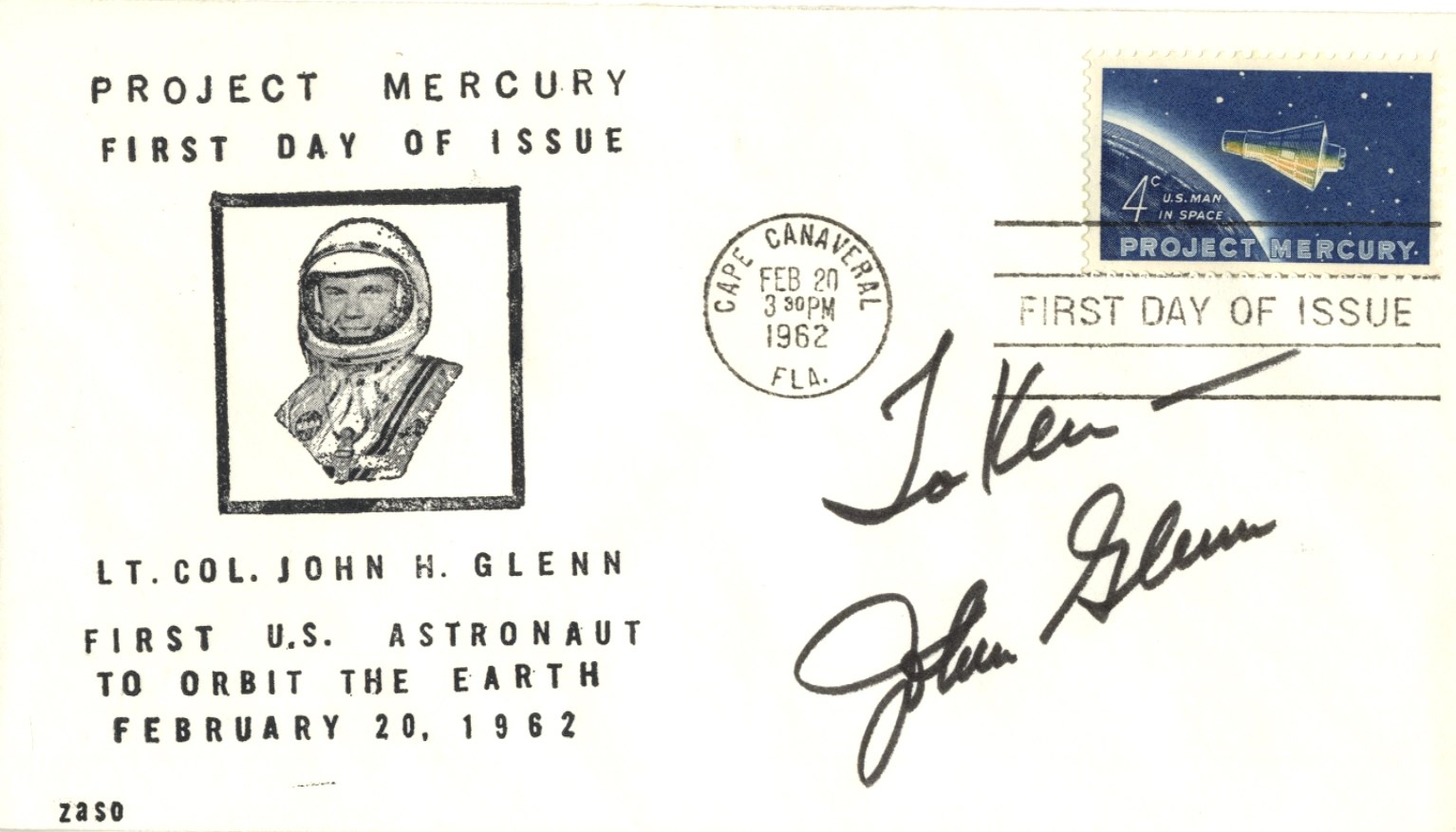 MERCURY SEVEN: Selection of individually signed Commemorative Covers by various members of the - Image 5 of 6