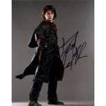 HARRY POTTER: Daniel Radcliffe signed colour 8 x 10 photograph of the actor standing in a full