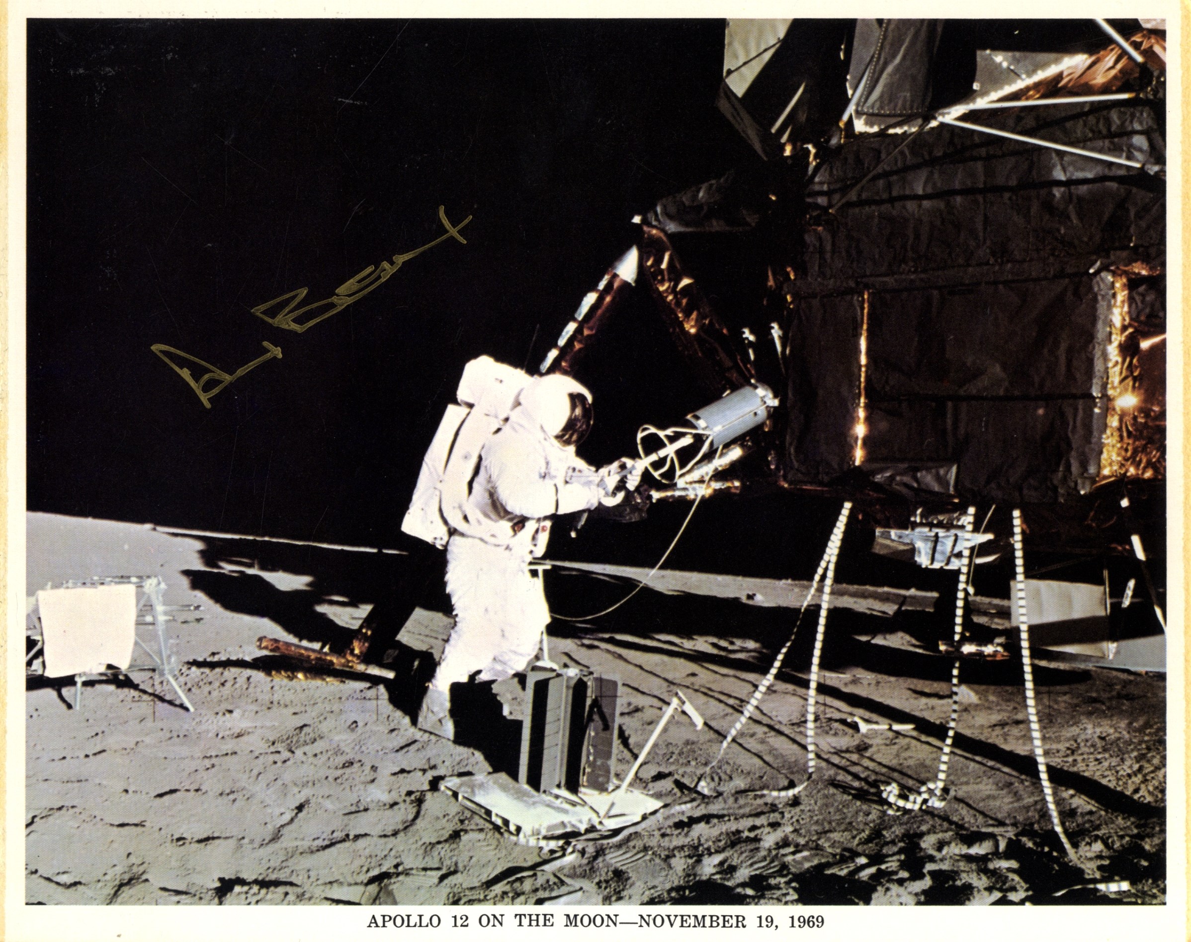 BEAN ALAN: (1932- ) American Astronaut, Lunar Module Pilot of Apollo XII,