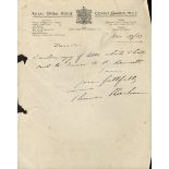 AUTOGRAPHS: Miscellaneous selection of A.Ls.S., T.Ls.S.