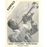 ARMSTRONG LOUIS: (1901-1971) American Jazz Trumpeter.