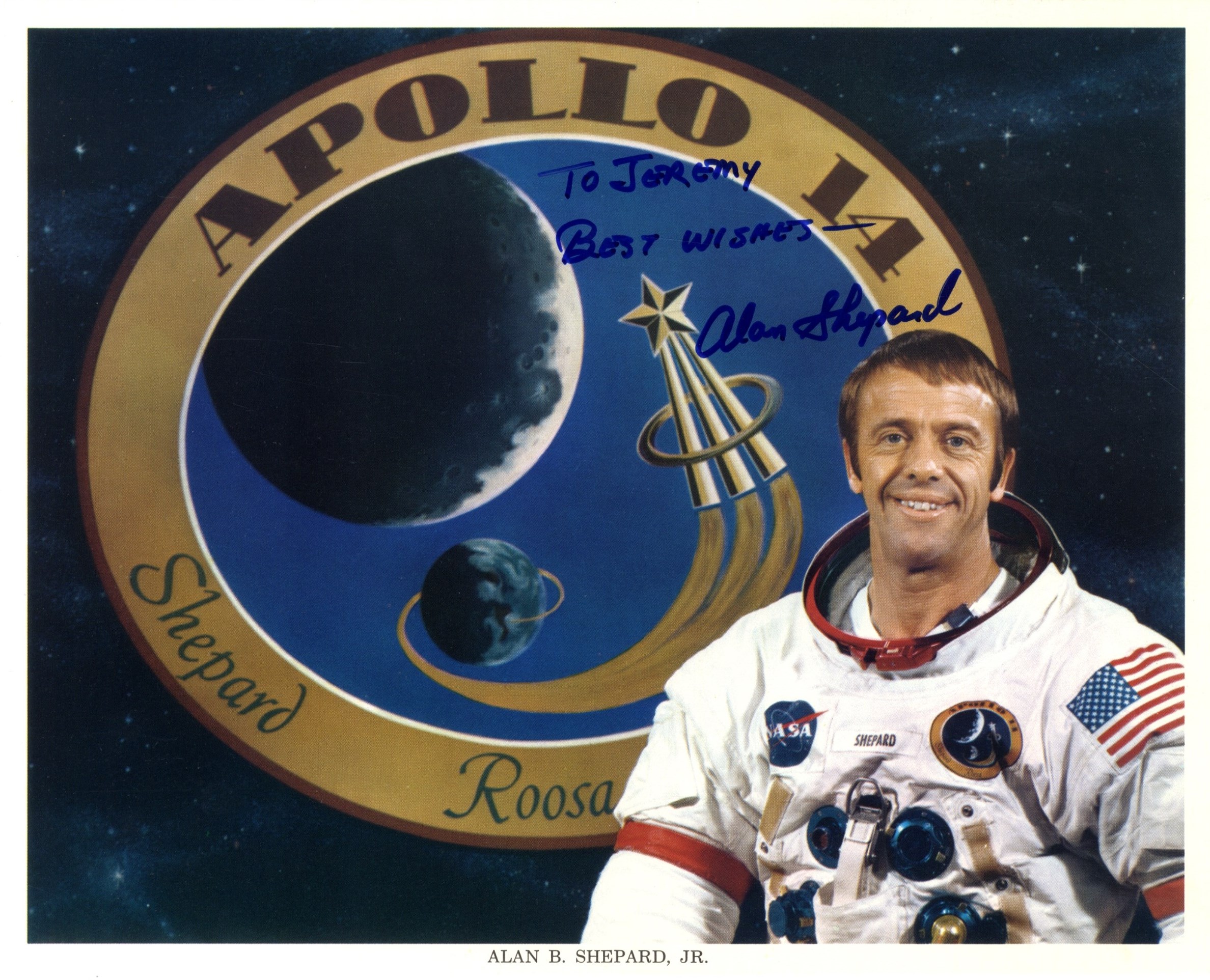 APOLLO XIV: Alan Shepard (1923-1998) American Astronaut,