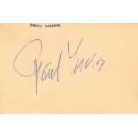 AUTOGRAPH ALBUM: An autograph album containing over 20 signatures by various actors,