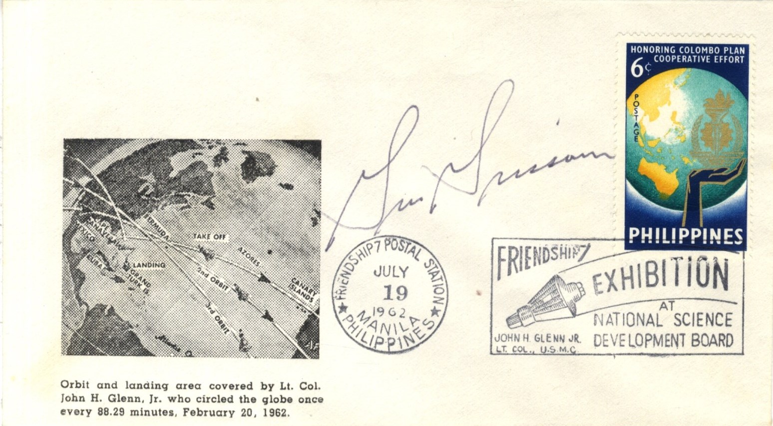 MERCURY SEVEN: Selection of individually signed Commemorative Covers by various members of the - Image 4 of 6