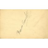 AUTOGRAPH ALBUM: An autograph album containing over 50 signatures by various film stars, actors,