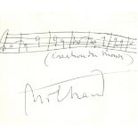 MILHAUD DARIUS: (1892-1974) French Composer, a member of Les Six. A.M.Q.S.