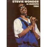 WONDER STEVIE: (1950- ) American Singer