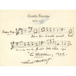 AUBERT LOUIS: (1877-1968) French Compose