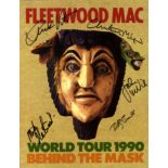 FLEETWOOD MAC: An official folio printed programme from the British-American Rock band's Behind the