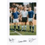 ENGLAND FOOTBALL: Signed colour 8 x 11.