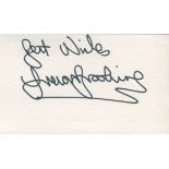 FOOTBALL: Selection of individually signed cards by various footballers including Derek Dooley,